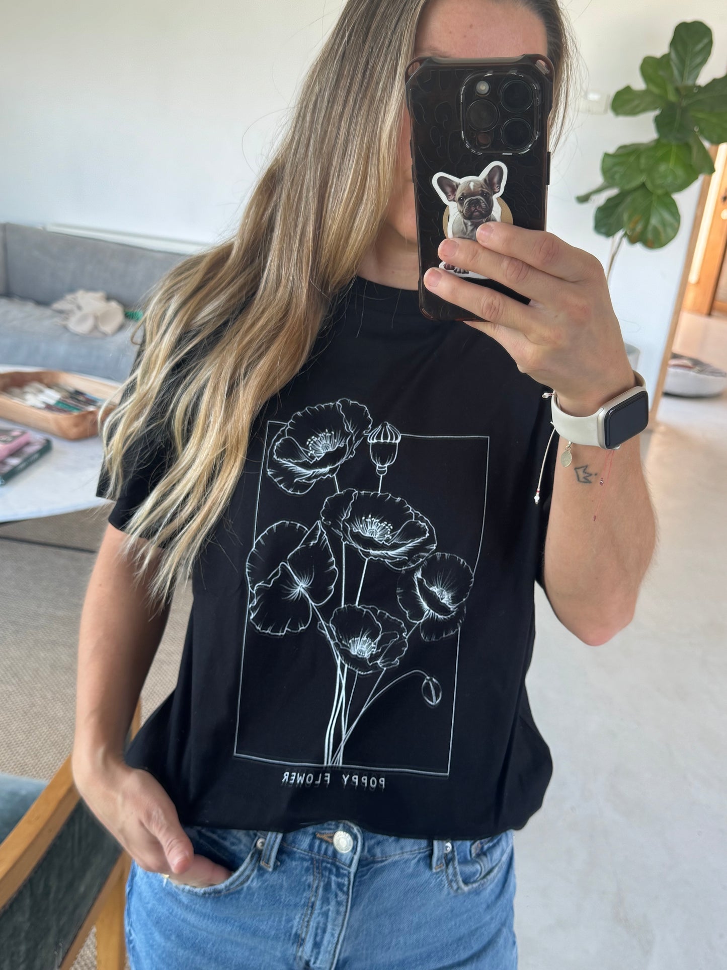 Polera Poppy negra
