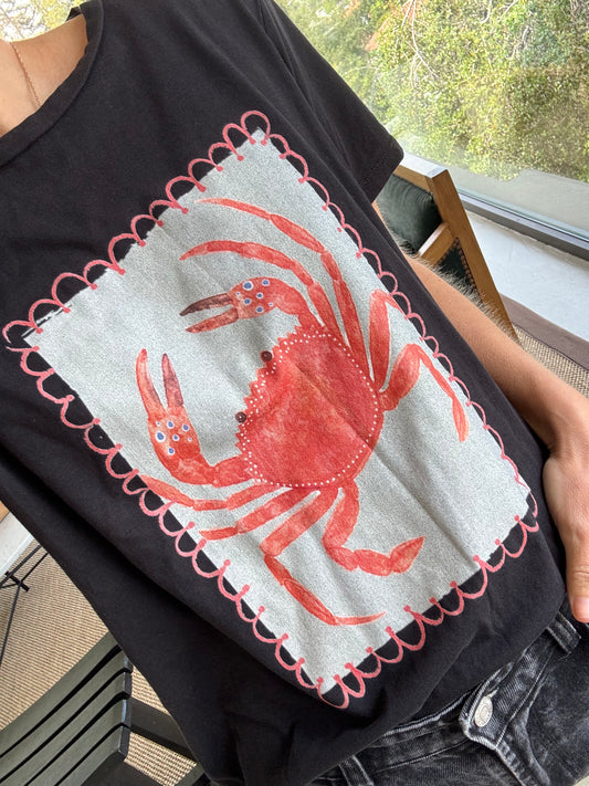 Polera Cangrejo negra