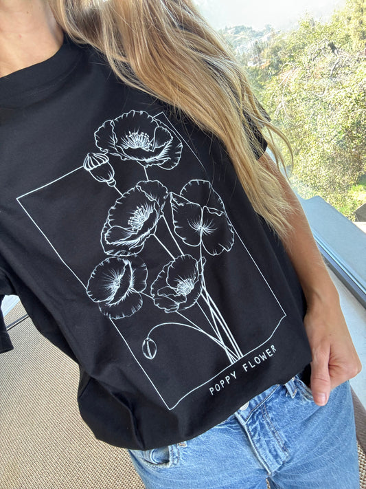 Polera Poppy negra